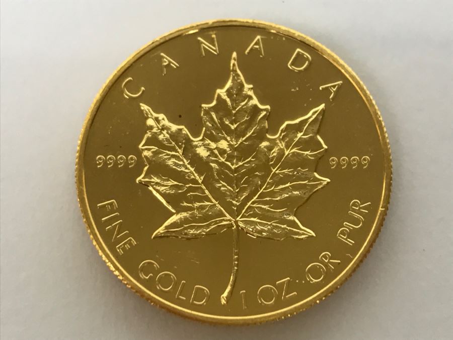 1985 Canada 1oz 50 Dollar Maple Leaf Gold Coin Uncirculated - Has Reserve [Photo 4]