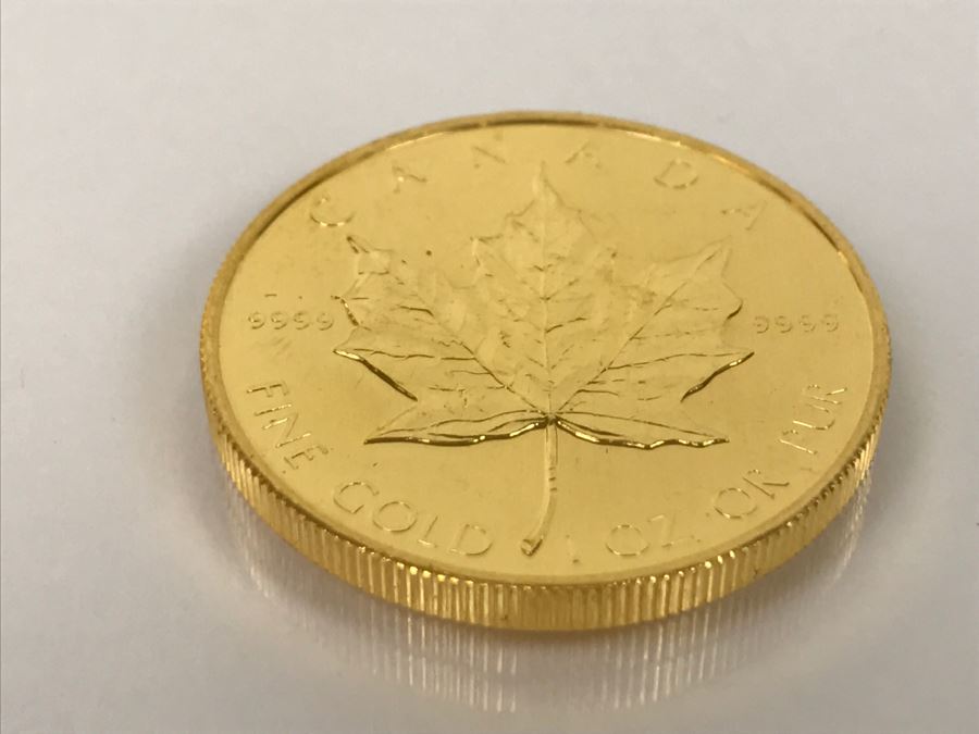 1985 Canada 1oz 50 Dollar Maple Leaf Gold Coin Uncirculated - Has Reserve [Photo 6]