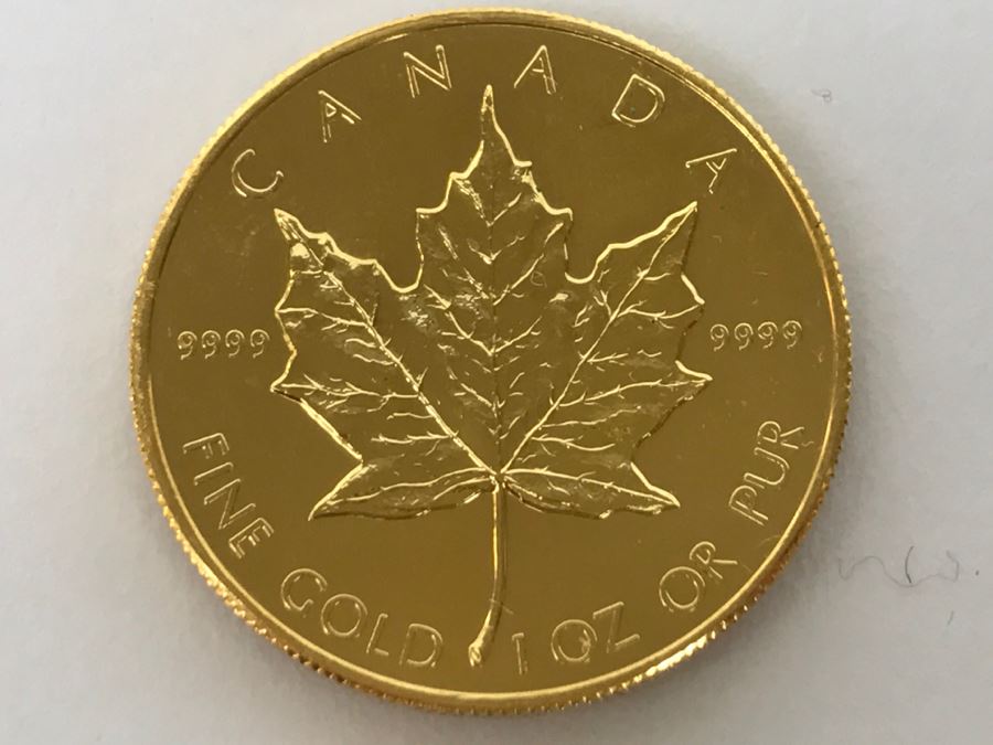1985 Canada 1oz 50 Dollar Maple Leaf Gold Coin Uncirculated - Has Reserve [Photo 6]