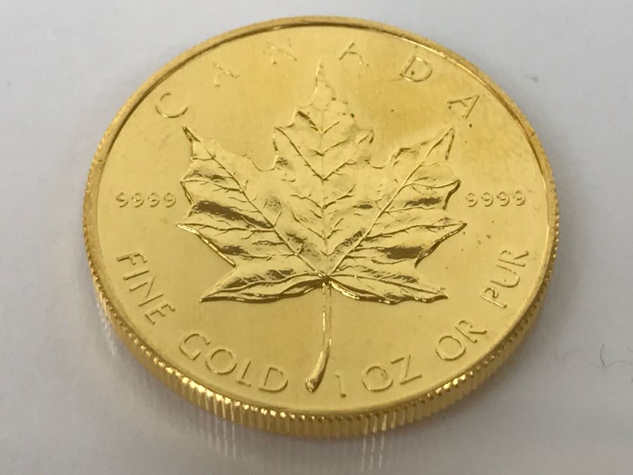 1985 Canada 1oz 50 Dollar Maple Leaf Gold Coin Uncirculated - Has Reserve [Photo 7]
