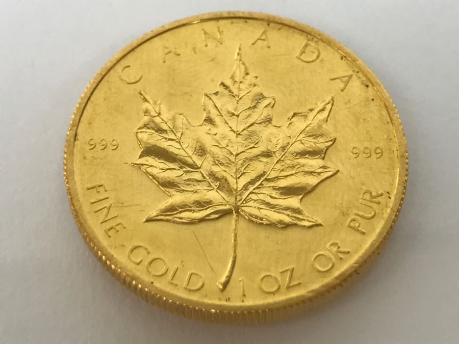 1979 Canada 1oz 50 Dollar Maple Leaf Gold Coin Uncirculated - Has Reserve [Photo 6]