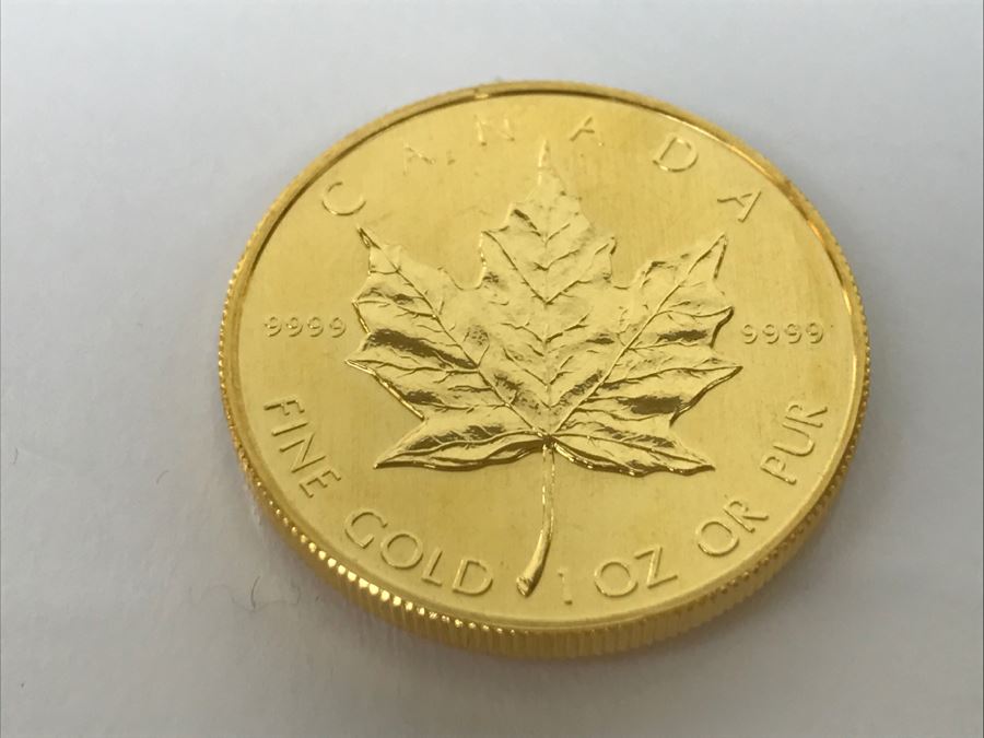 1985 Canada 1oz 50 Dollar Maple Leaf Gold Coin Uncirculated - Has Reserve [Photo 6]