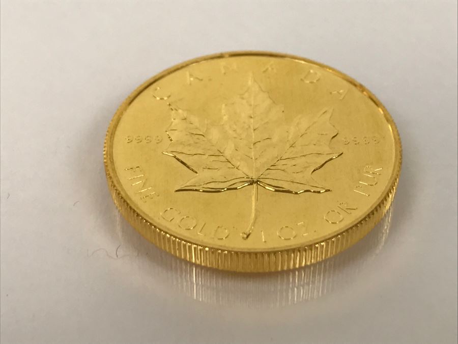 1985 Canada 1oz 50 Dollar Maple Leaf Gold Coin Uncirculated - Has Reserve [Photo 7]