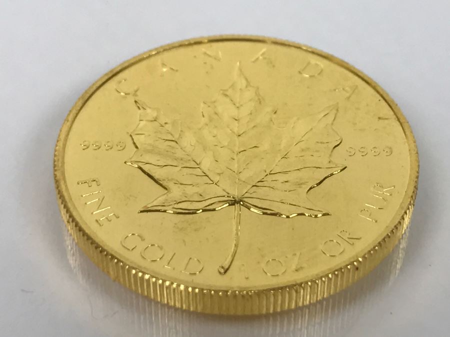 1984 Canada 1oz 50 Dollar Maple Leaf Gold Coin Uncirculated - Has Reserve [Photo 7]