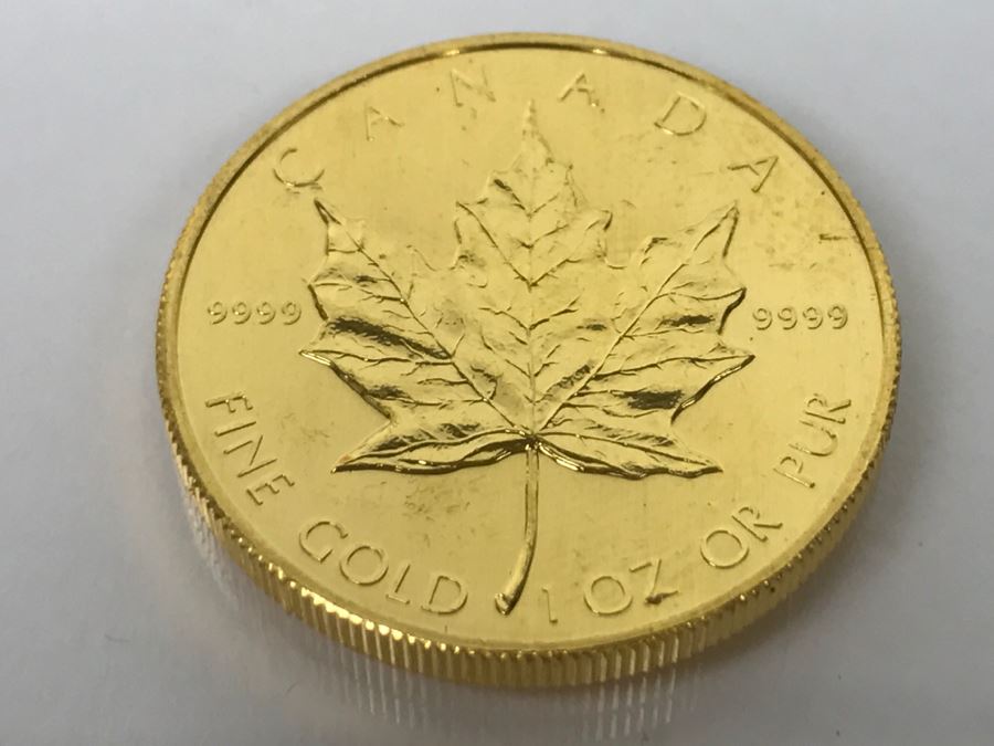 1984 Canada 1oz 50 Dollar Maple Leaf Gold Coin Uncirculated - Has Reserve [Photo 6]