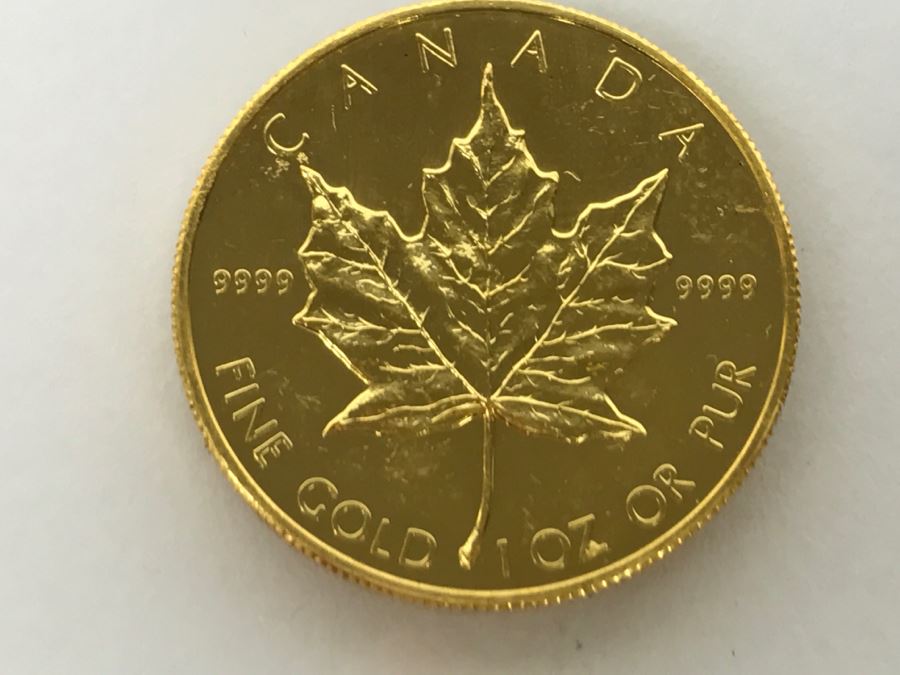 1984 Canada 1oz 50 Dollar Maple Leaf Gold Coin Uncirculated - Has Reserve [Photo 5]