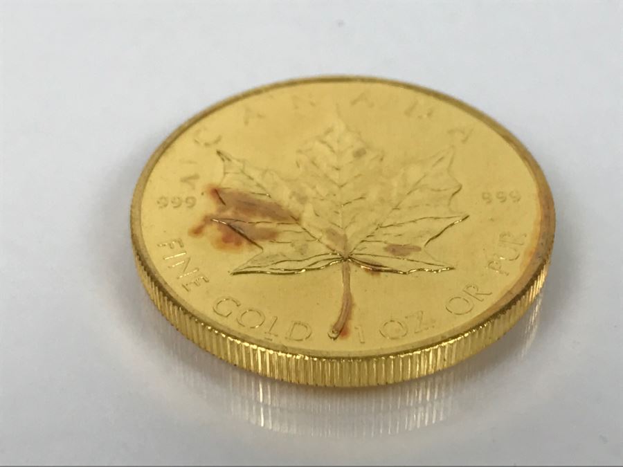 1980 Canada 1oz 50 Dollar Maple Leaf Gold Coin Uncirculated - Has Reserve [Photo 6]
