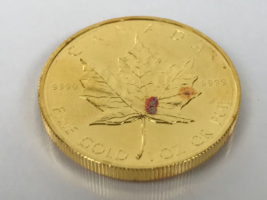 1985 Canada 1oz 50 Dollar Maple Leaf Gold Coin Uncirculated - Has Reserve [Photo 6]