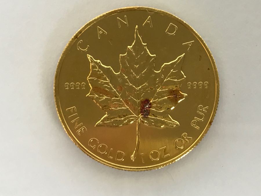 1985 Canada 1oz 50 Dollar Maple Leaf Gold Coin Uncirculated - Has Reserve [Photo 4]
