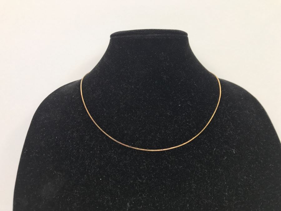 Sterling Silver Italian Chain Necklace 5.3g [Photo 3]