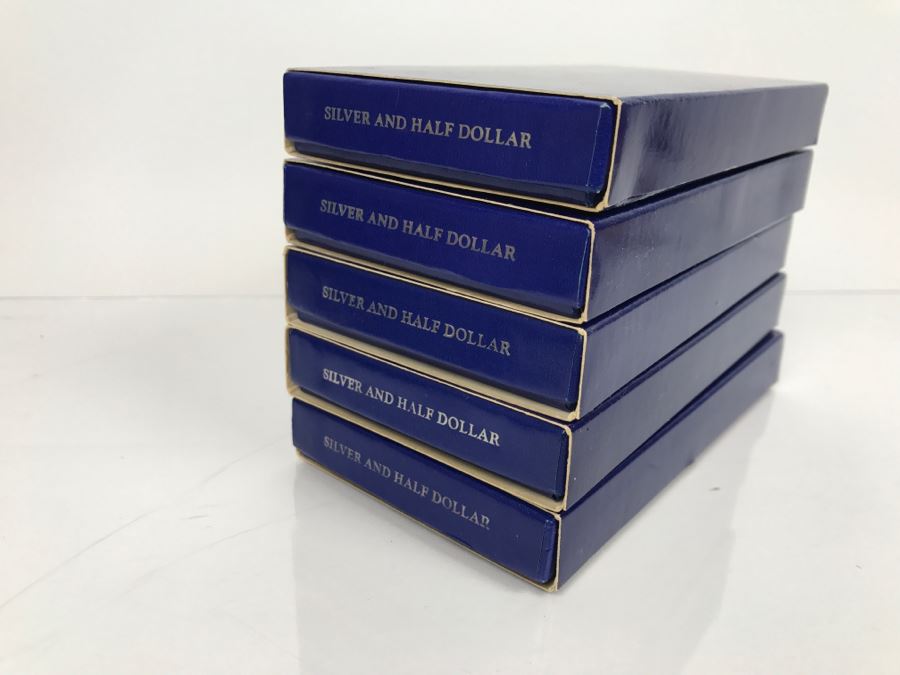 (5) 1986 US Liberty Coins Sets With Liberty Silver Dollar And Liberty Half Dollar [Photo 4]