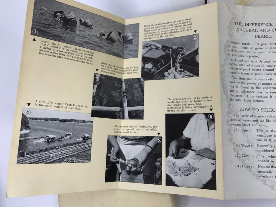 MIKIMOTO Cultured Pearls With Original Documenation From Japan Gem Of Gems Purchased In 1960 16' Choker Strand Necklace Estimate $1,000-$2,000 [Photo 29]