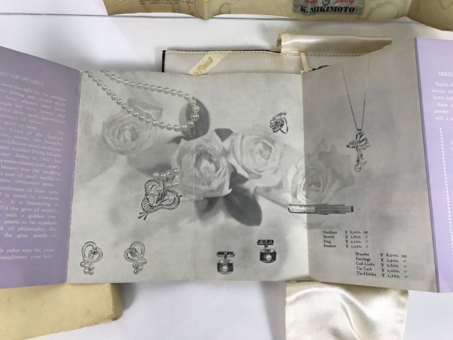 MIKIMOTO Cultured Pearls With Original Documenation From Japan Gem Of Gems Purchased In 1960 16' Choker Strand Necklace Estimate $1,000-$2,000 [Photo 25]