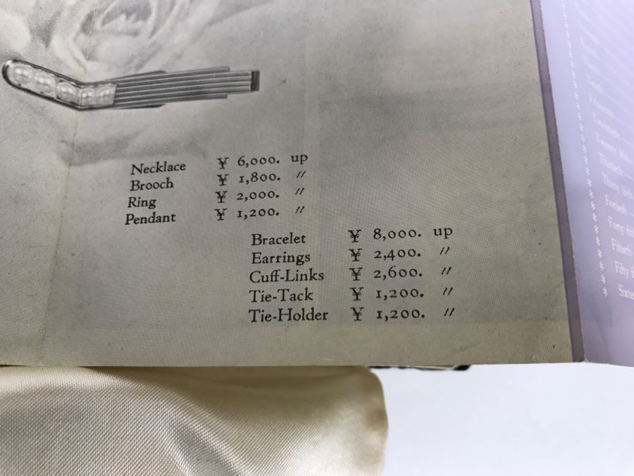 MIKIMOTO Cultured Pearls With Original Documenation From Japan Gem Of Gems Purchased In 1960 16' Choker Strand Necklace Estimate $1,000-$2,000 [Photo 26]