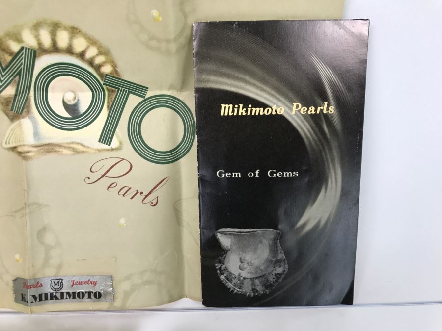 MIKIMOTO Cultured Pearls With Original Documenation From Japan Gem Of Gems Purchased In 1960 16' Choker Strand Necklace Estimate $1,000-$2,000 [Photo 22]