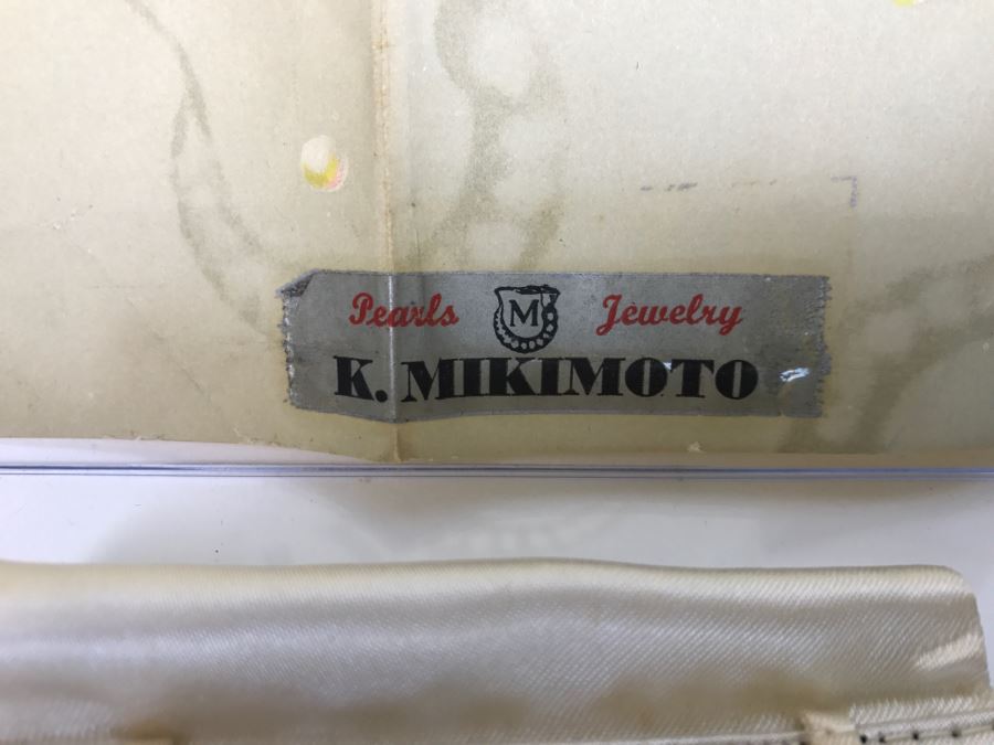 MIKIMOTO Cultured Pearls With Original Documenation From Japan Gem Of Gems Purchased In 1960 16' Choker Strand Necklace Estimate $1,000-$2,000 [Photo 20]