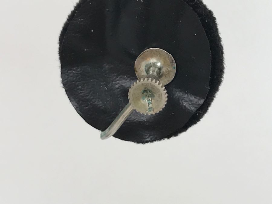 Vintage Sterling Silver Pearl Ring With Matching Earrings 13g [Photo 17]