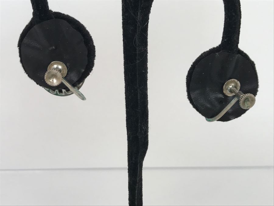 Vintage Sterling Silver Pearl Ring With Matching Earrings 13g [Photo 16]