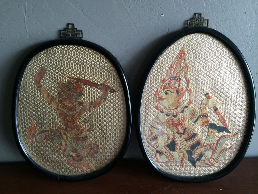 Oval Framed Indonesian? Artwork