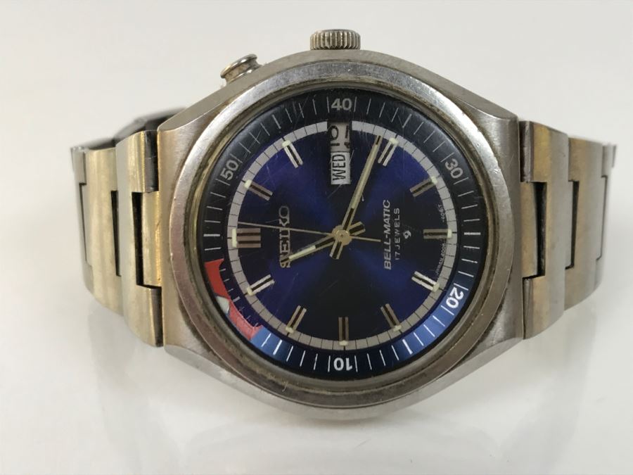 seiko bell matic 17 jewels automatic watch