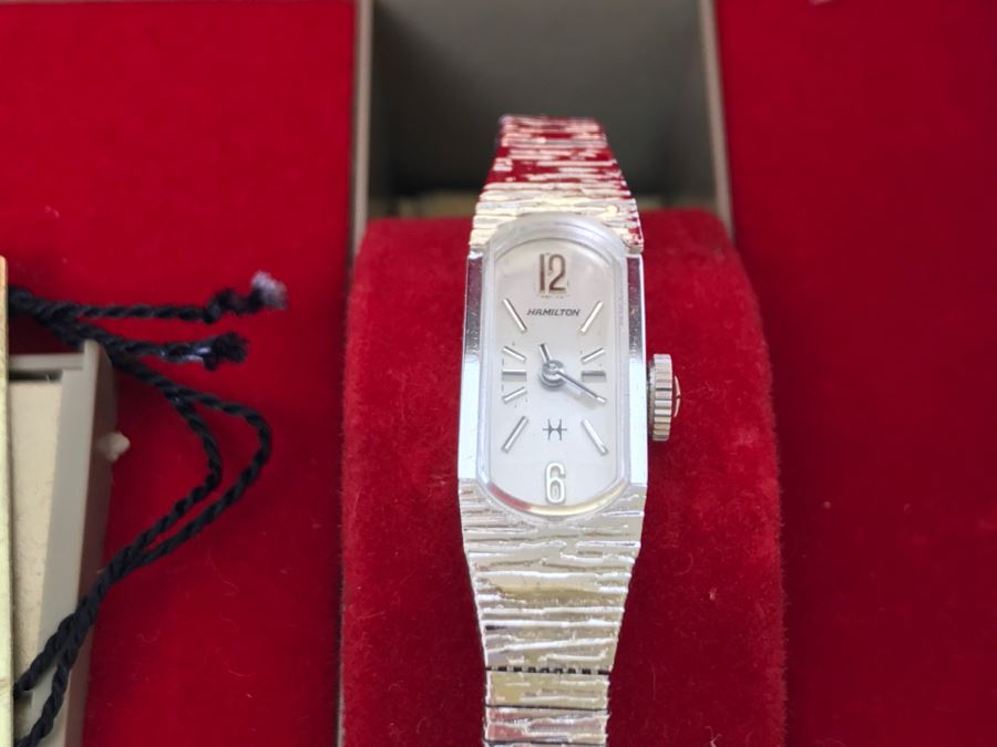 Vintage New Old Stock Ladies Hamilton 17 Jewels Watch 10K RGP [Photo 4]