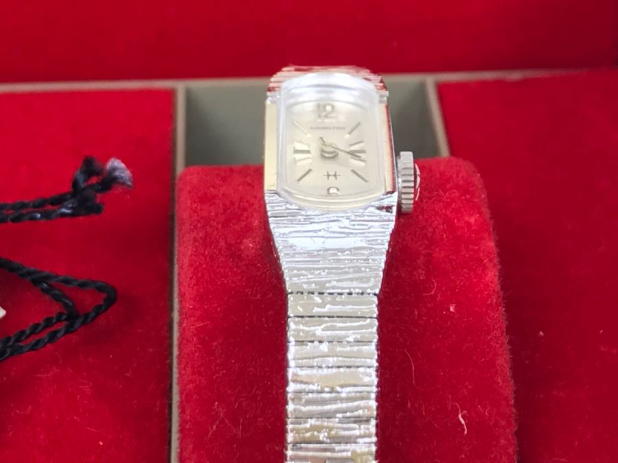 Vintage New Old Stock Ladies Hamilton 17 Jewels Watch 10K RGP [Photo 6]