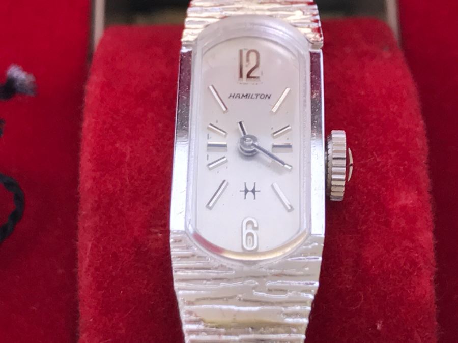Vintage New Old Stock Ladies Hamilton 17 Jewels Watch 10K RGP [Photo 5]
