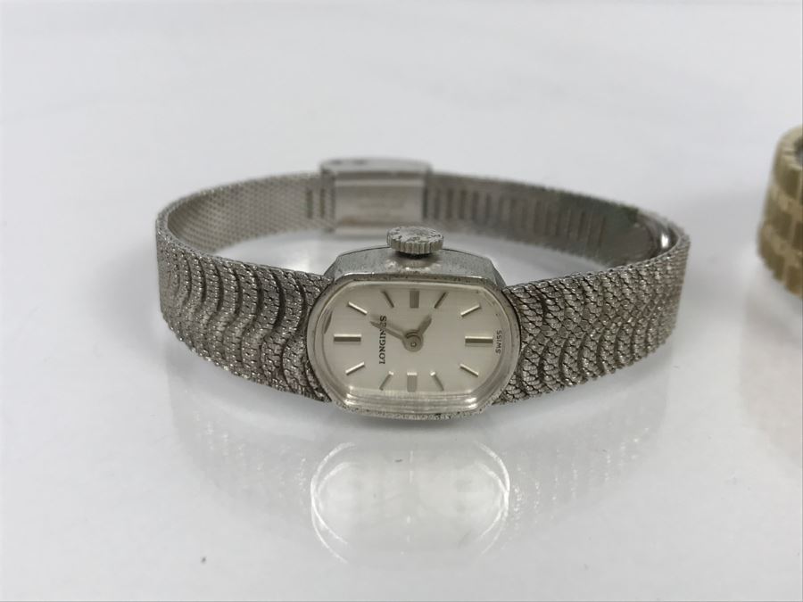 Pair Of Ladies Watches Longines 10K RGP And GRUEN [Photo 2]
