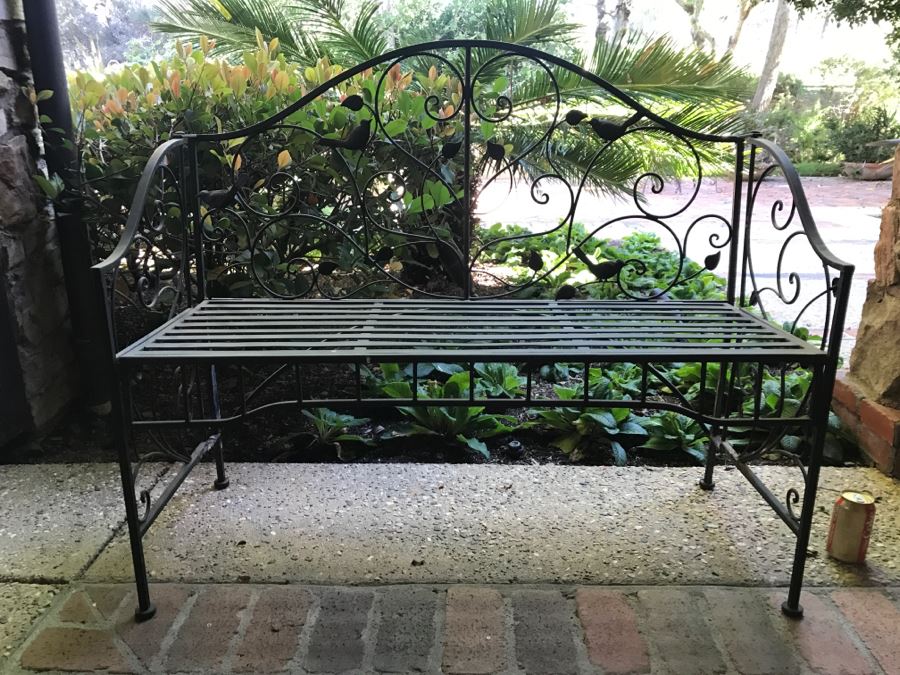 Metal Outdoor Garden Bench