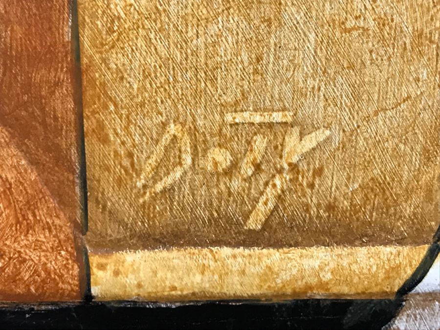 Large Original Abstract Painting On Canvas By California Artist Neal Doty (1941-2016) 54.5' X 68' Estimate $3,600 [Photo 9]