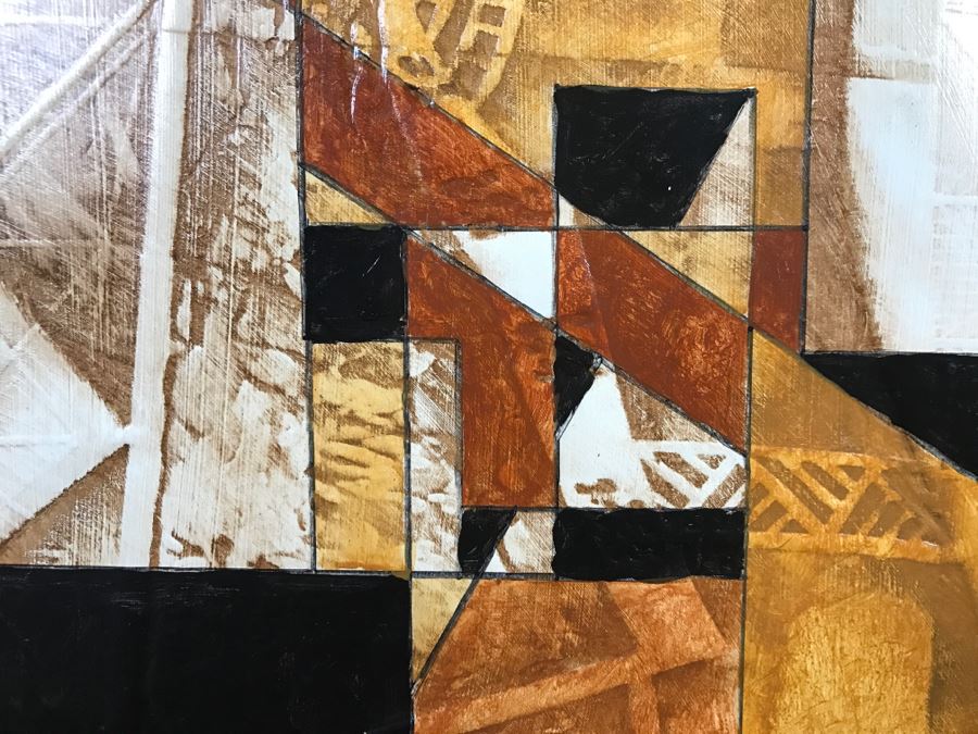 Large Original Abstract Painting On Canvas By California Artist Neal Doty (1941-2016) 54.5' X 68' Estimate $3,600 [Photo 7]