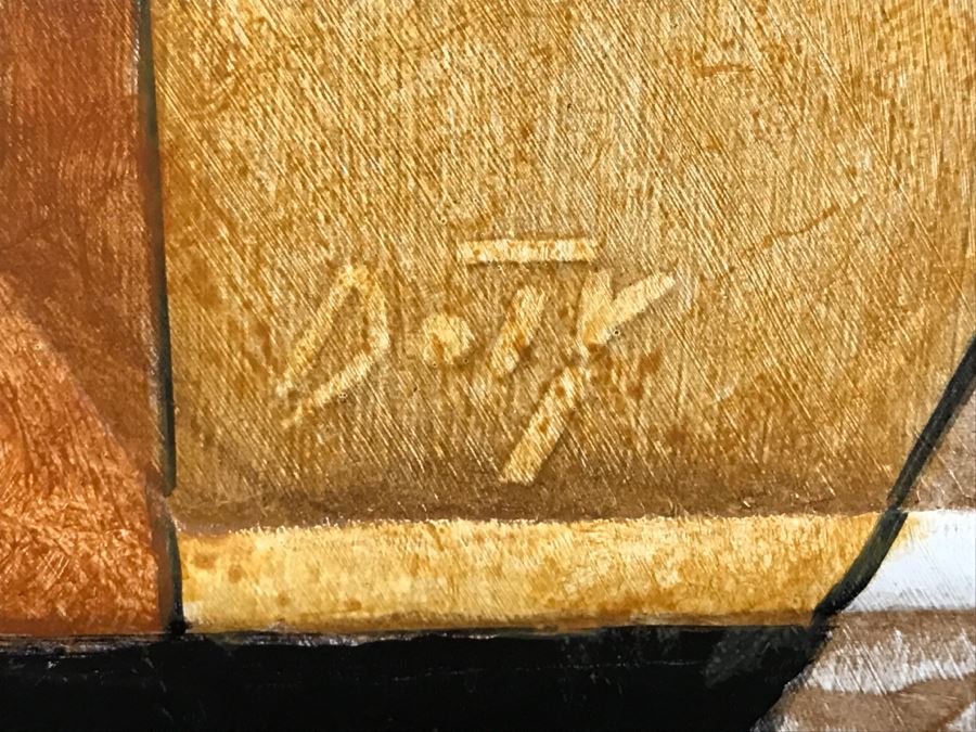 Large Original Abstract Painting On Canvas By California Artist Neal Doty (1941-2016) 54.5' X 68' Estimate $3,600 [Photo 8]