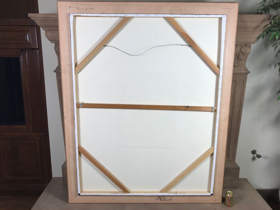 Large Original Abstract Painting On Canvas By California Artist Neal Doty (1941-2016) 54.5' X 68' Estimate $3,600 [Photo 14]