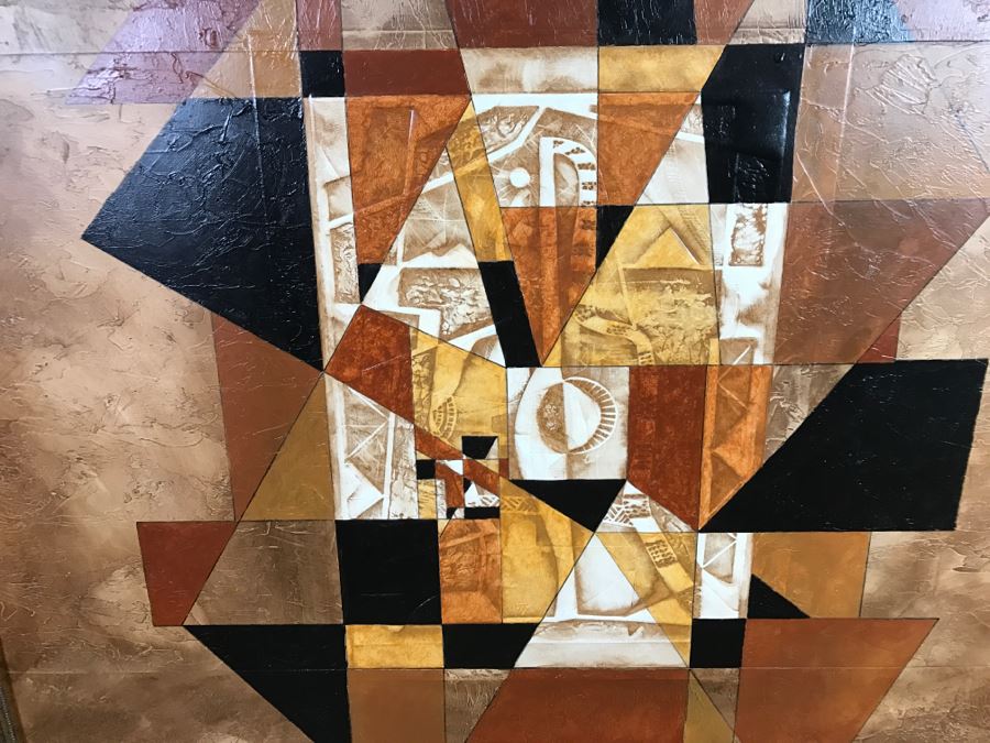 Large Original Abstract Painting On Canvas By California Artist Neal Doty (1941-2016) 54.5' X 68' Estimate $3,600 [Photo 5]