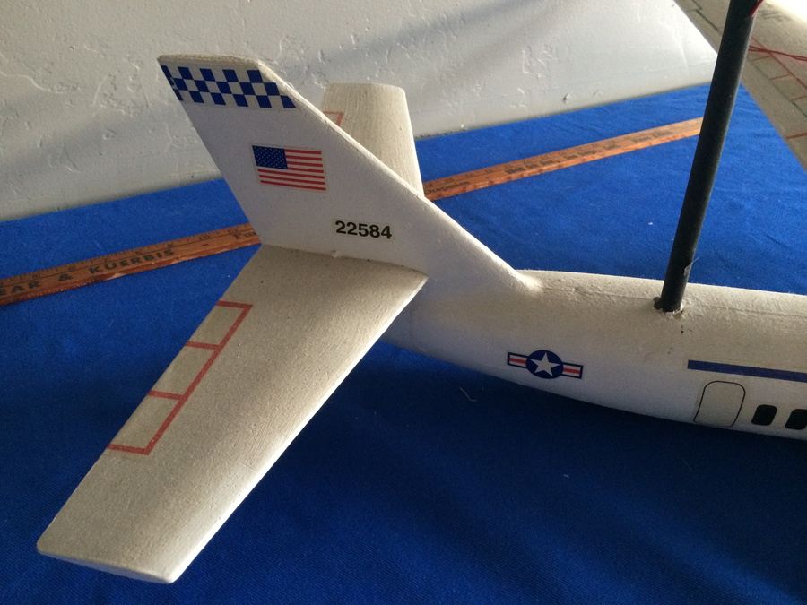 Styrofoam Hand-Made Model Of Air Force One [Photo 6]