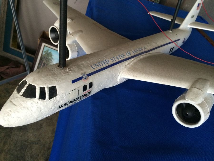 Styrofoam Hand-Made Model Of Air Force One [Photo 3]