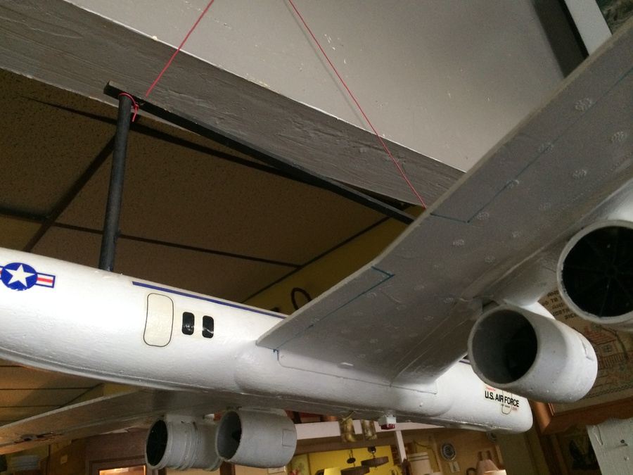 Styrofoam Hand-Made Model Of Air Force One [Photo 1]
