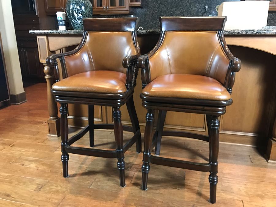 Pair Of Frontgage Barstools [Photo 9]