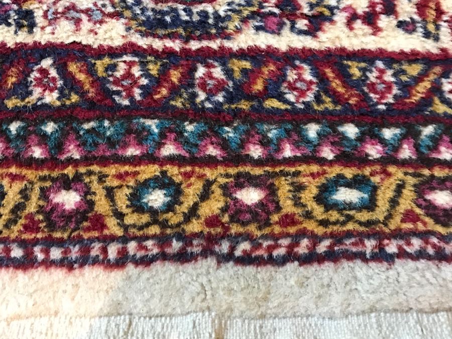 Hand Knotted Wool Area Rug