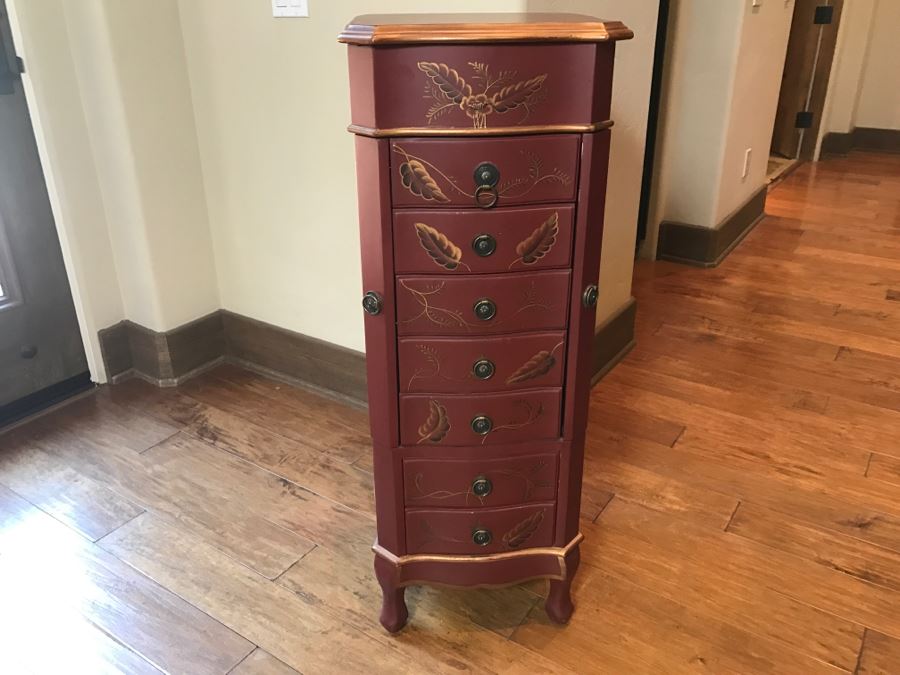 Freestanding Jewelry Box With Mirror [Photo 3]