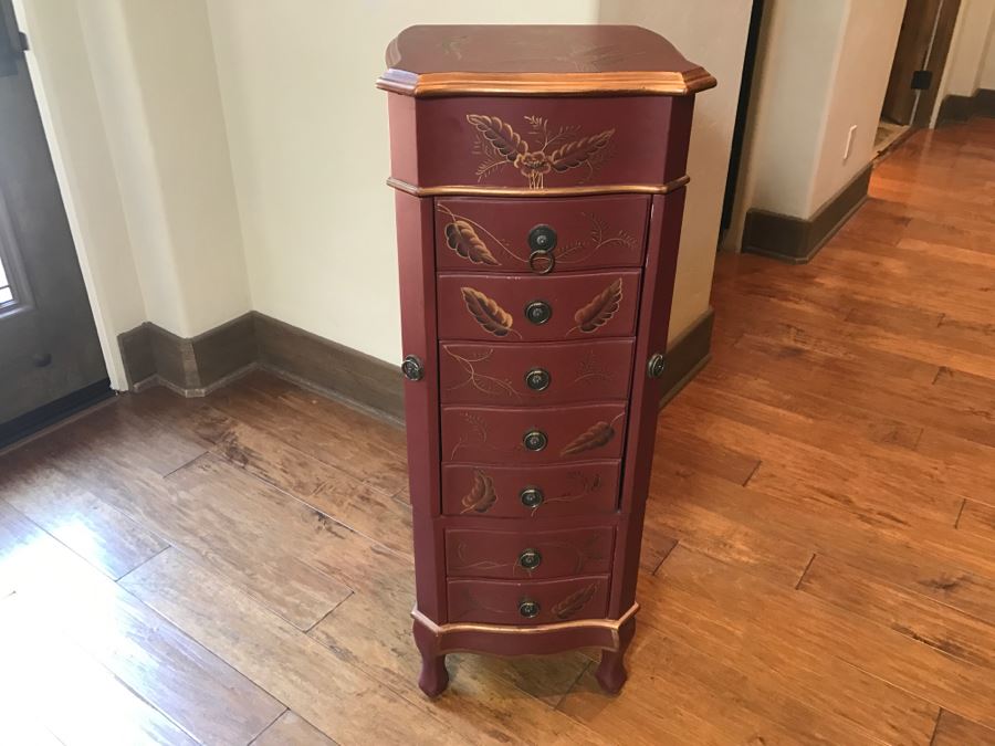 Freestanding Jewelry Box With Mirror [Photo 4]