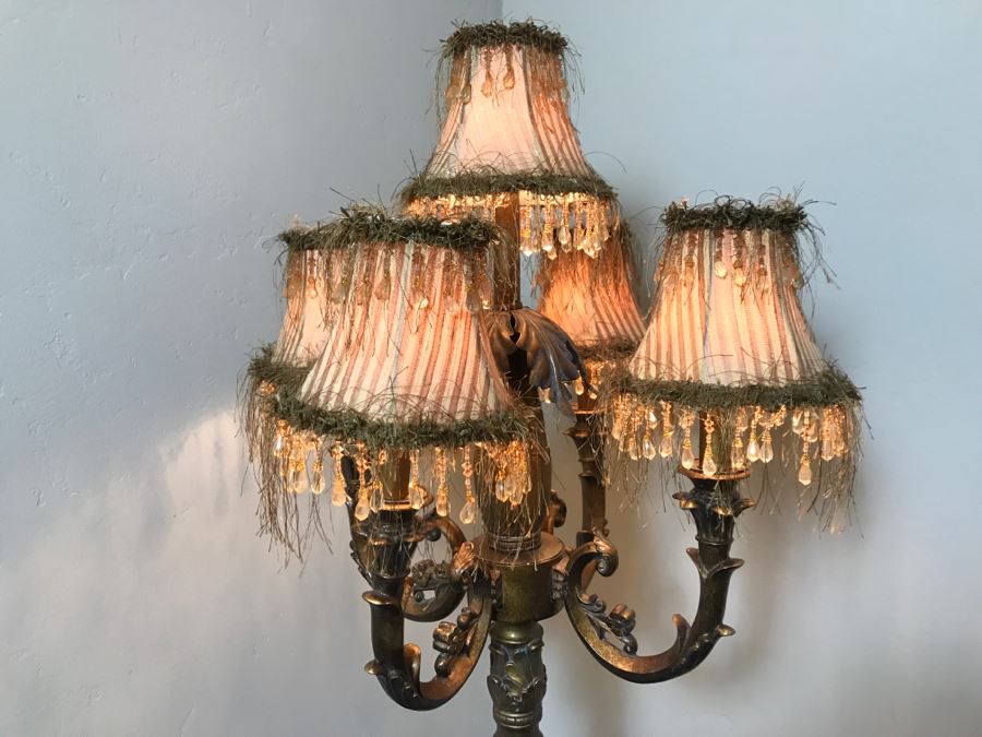 Metal And Marble Floor Lamp [Photo 7]