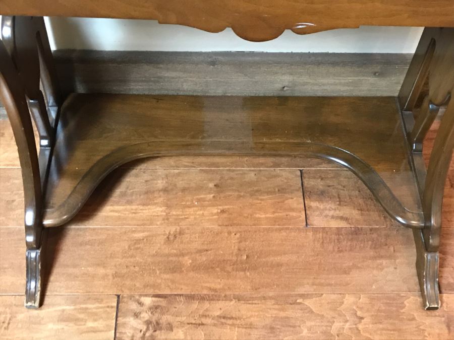 Antique Wooden Desk With Chair See Photos Inside Desk [Photo 14]