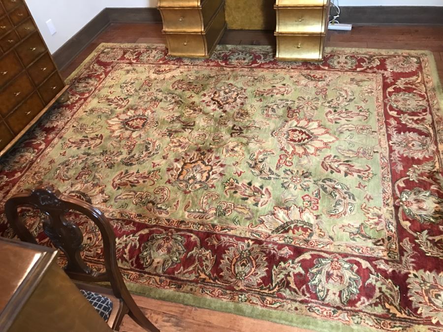 100% Wool Pile Area Rug 7' X 9' [Photo 3]
