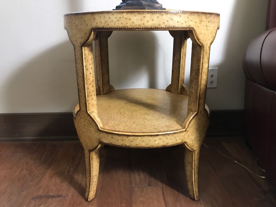 Maitland-Smith Round 2-Tier Side Table [Photo 2]