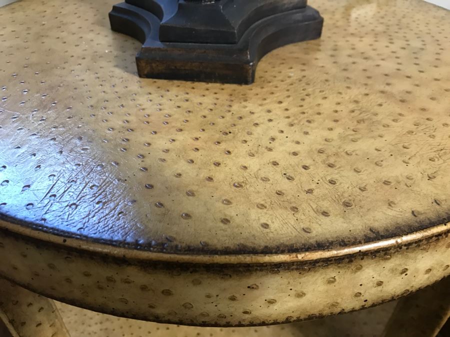 Maitland-Smith Round 2-Tier Side Table [Photo 5]