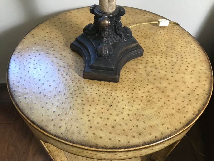 Maitland-Smith Round 2-Tier Side Table [Photo 4]