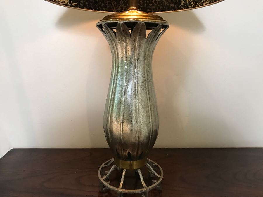 Pair Of Stylish Metal Maitland-Smith Table Lamps [Photo 5]