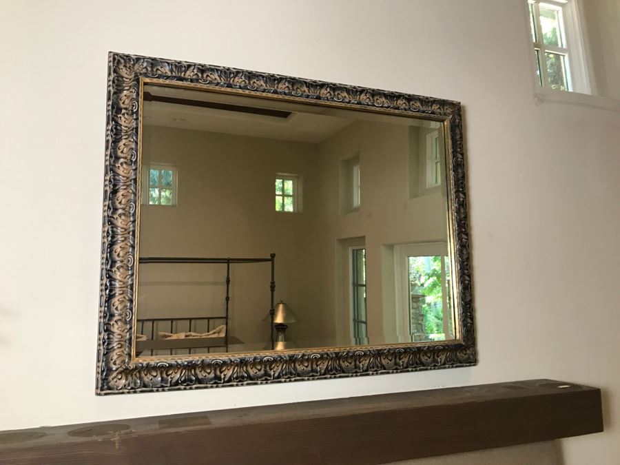 Beveled Glass Wall Mirror