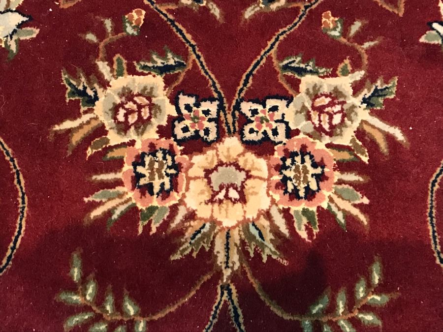 100% Silk And Wool Pile Rug 10' X 14' [Photo 9]